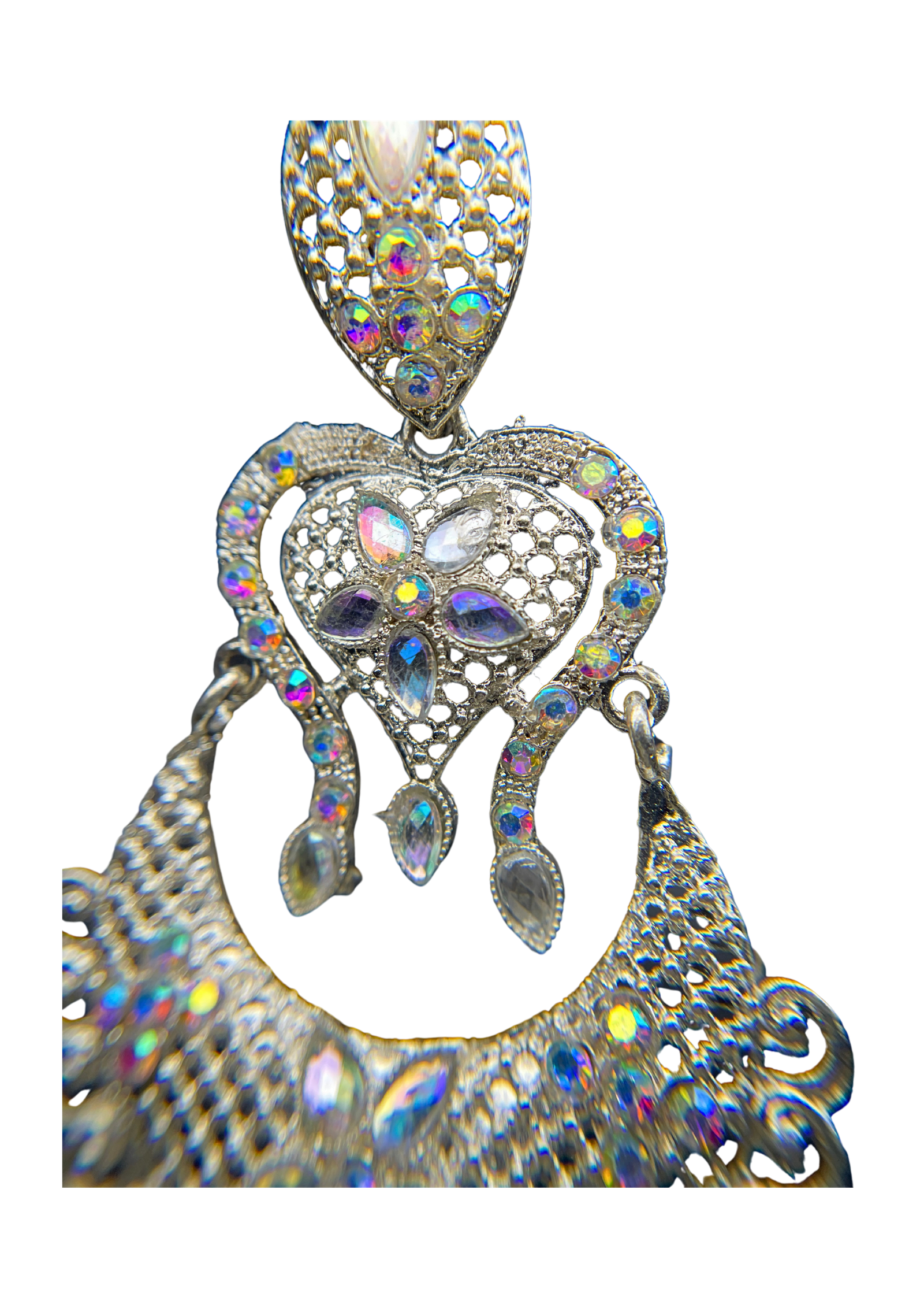 Elegant Silver-Plated Traditional Jhumka Earings